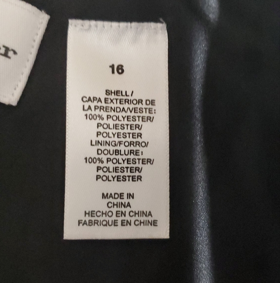 Black Jacquard Blazer open front. Brand Alfred dunner - Picture 10 of 11